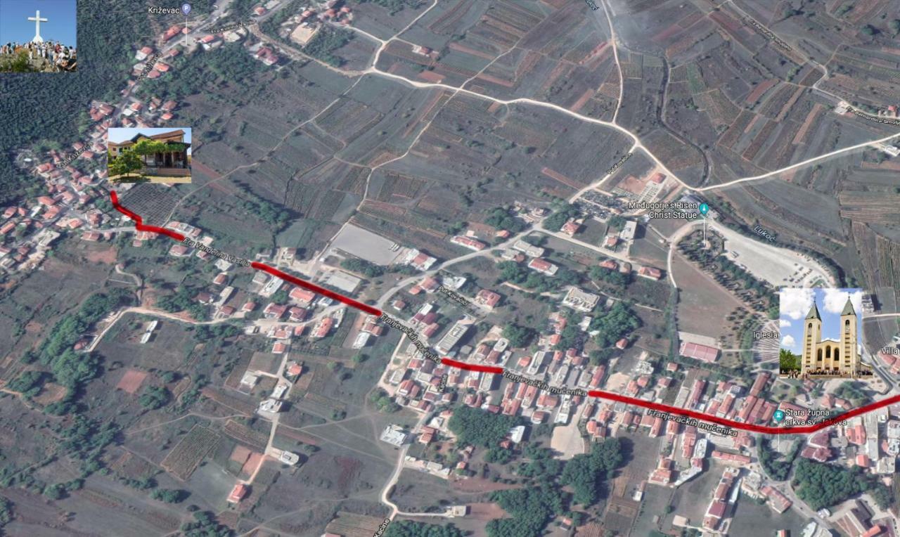 Hotel Pansion Ruzic Međugorje Esterno foto